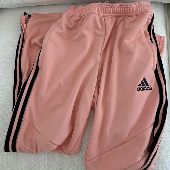 Adidas pink track pants joggers medium - Picture 2 of 7